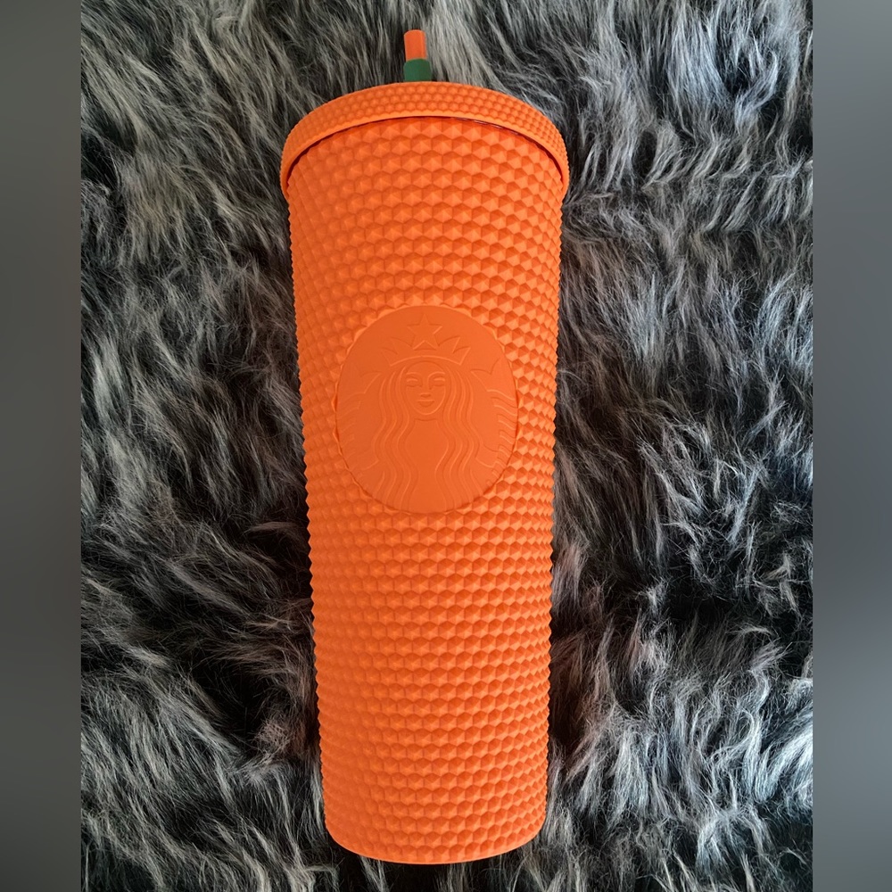 Starbucks Orange Matte studded